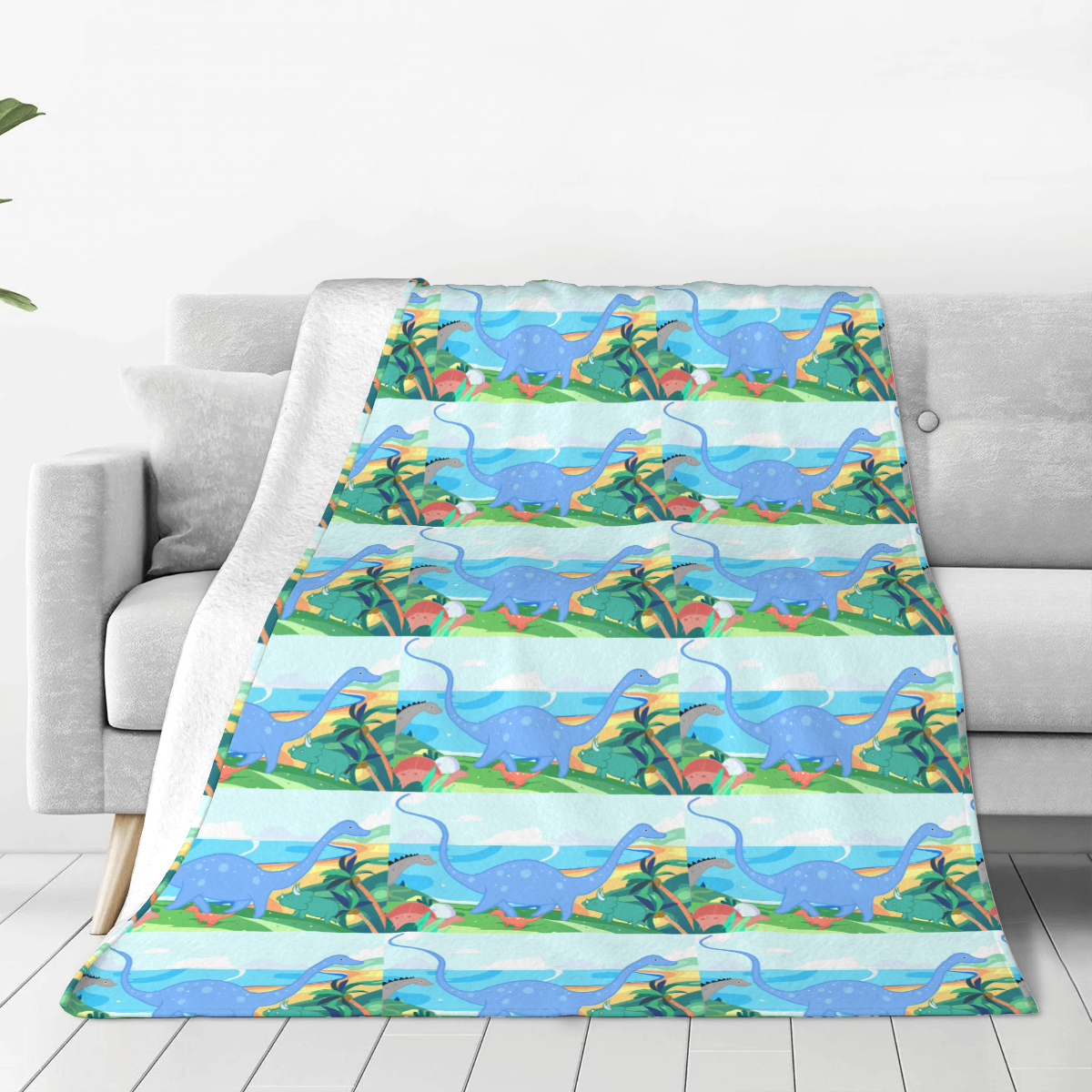 Ultra-Soft Micro Fleece Blanket dinosaur