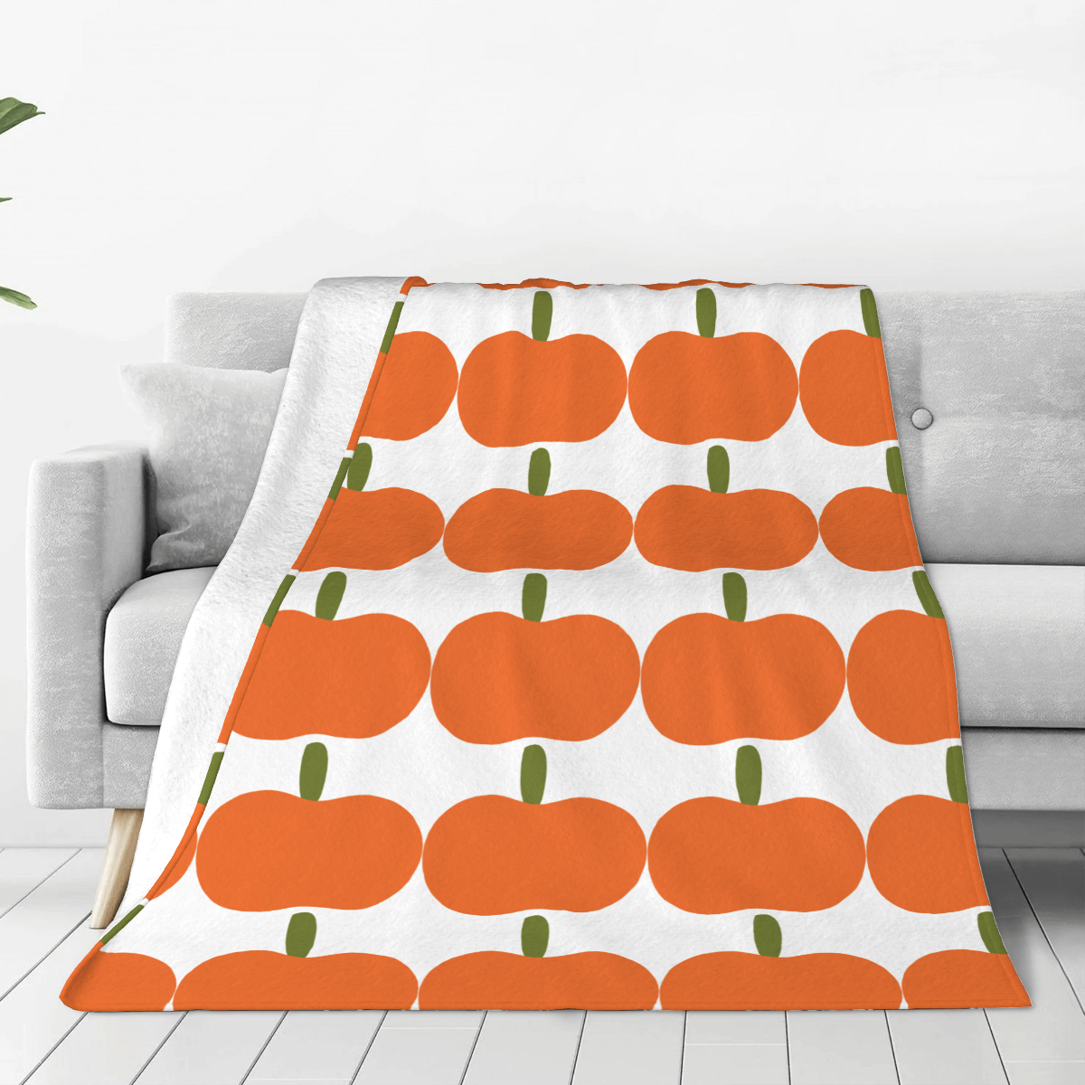 Ultra Soft Micro Fleece Blanket Pumpkin