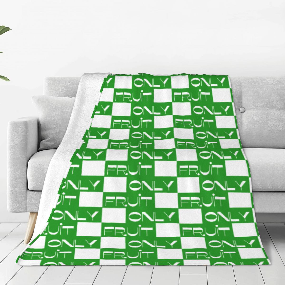 Ultra-Soft Micro Fleece Blanket Fruit only