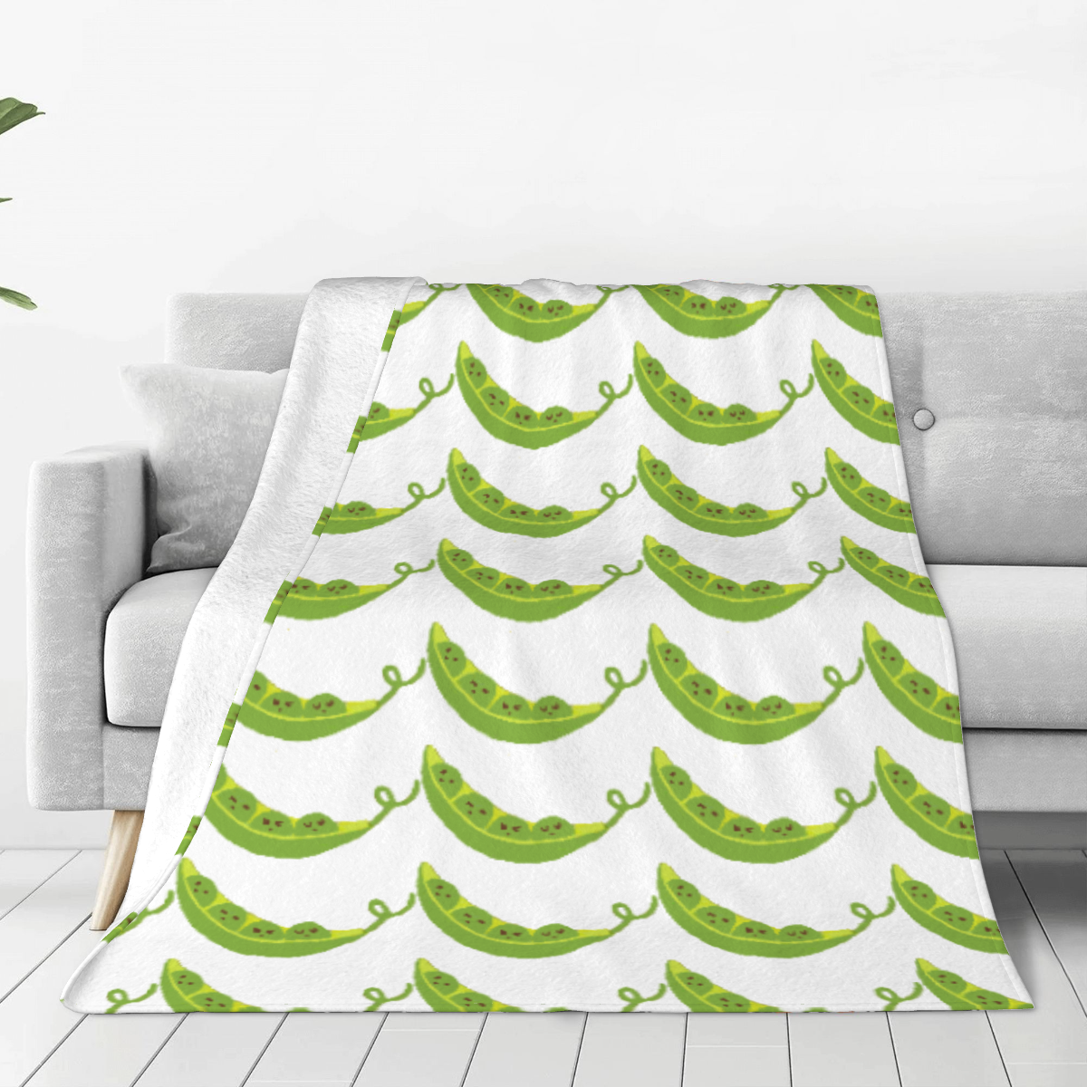 Ultra-Soft Micro Fleece Blanket pea