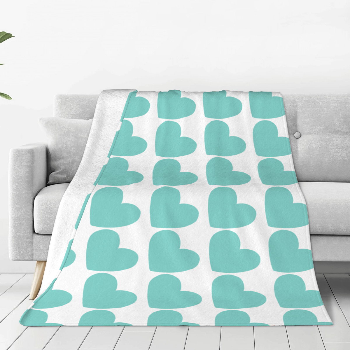 Ultra-Soft Micro Fleece Blanket Green love