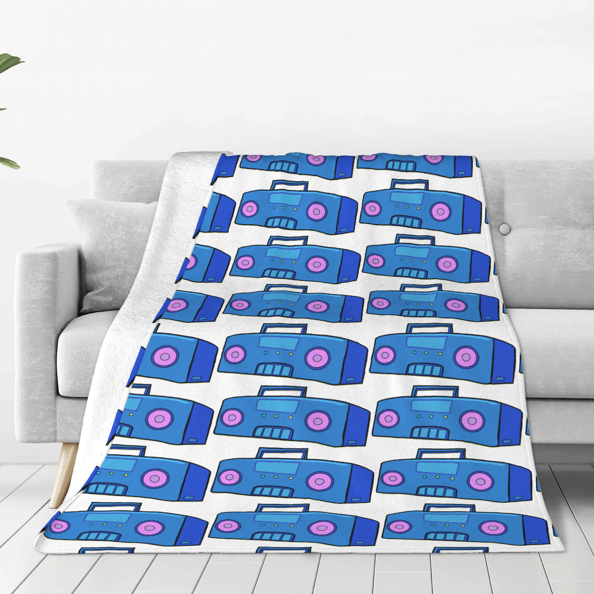 Ultra-Soft Micro Fleece Blanket Radio