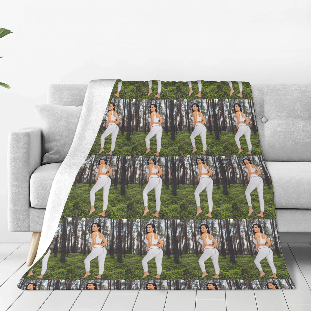 Ultra-Soft Micro Fleece Blanket human，view，custom