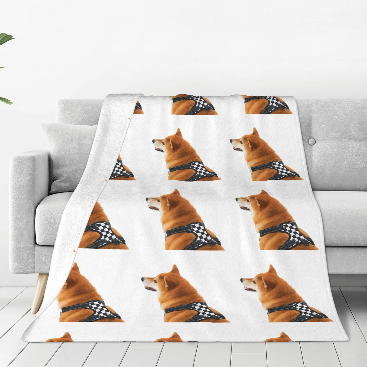 Ultra-Soft Micro Fleece Blanket Shiba Inu