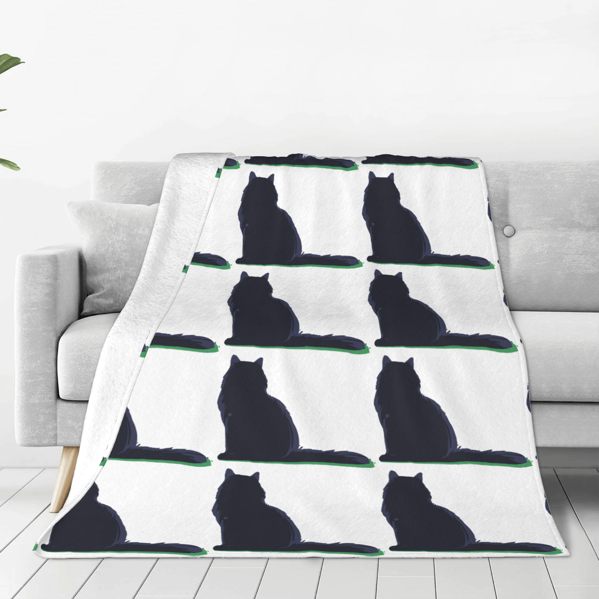 Ultra-Soft Micro Fleece Blanket Cat