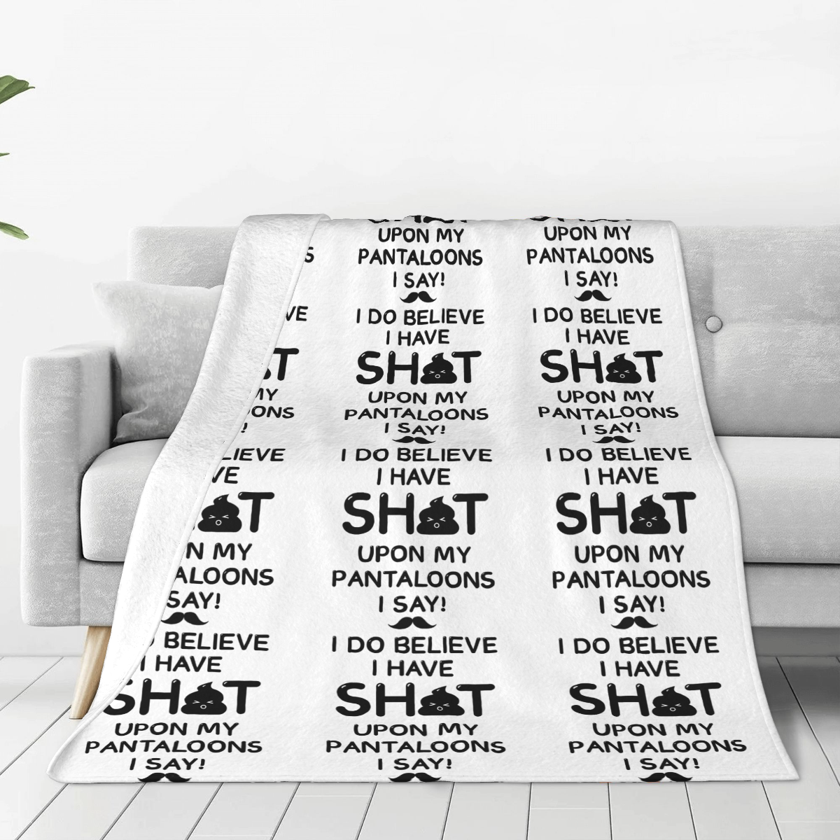 Ultra-Soft Micro Fleece Blanket funny words