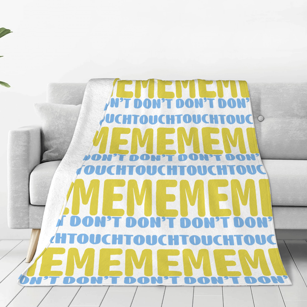 Ultra-Soft Micro Fleece Blanket Don't touch my lovely words