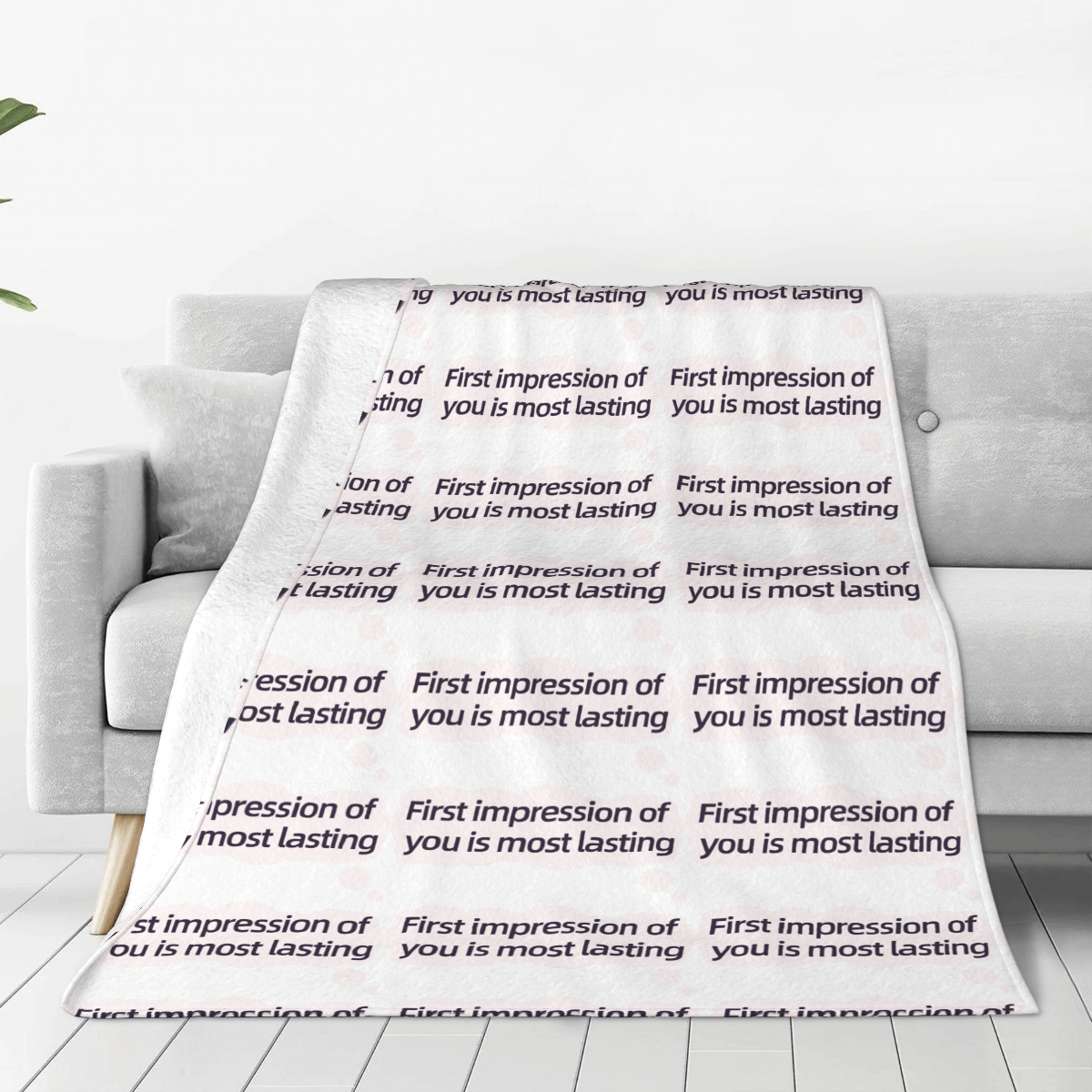 Ultra-Soft Micro Fleece Blanket first impression of you is most lasting