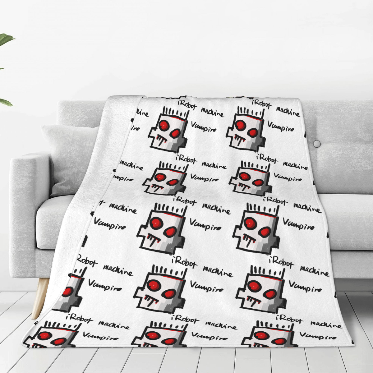 Ultra-Soft Micro Fleece Blanket STG-vampirerobot